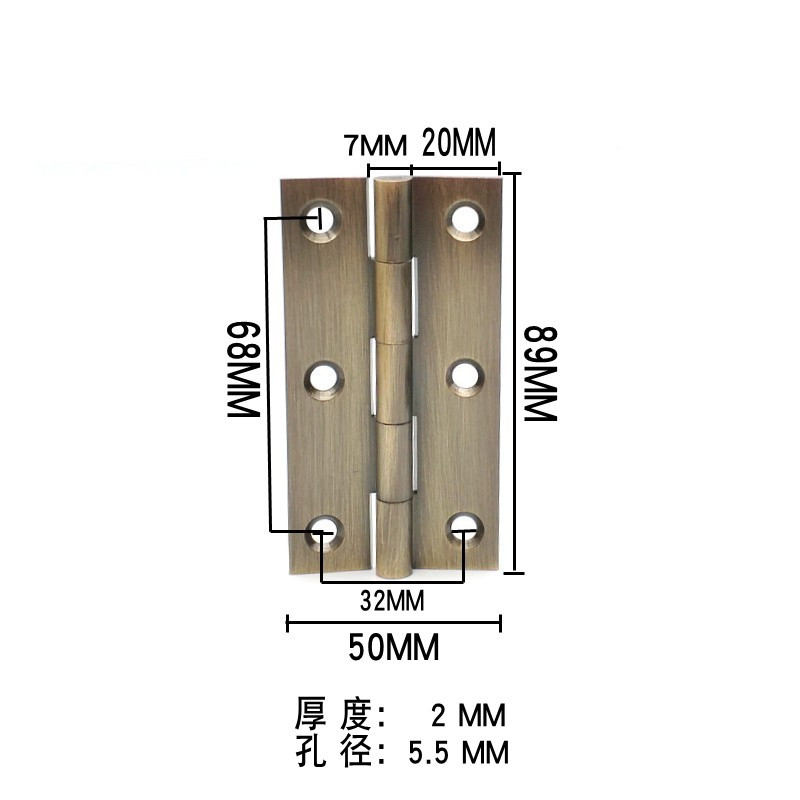 橱柜合页闪电客1寸-3.5寸复古青古铜迷你铰链红古铜家具合页 3.5寸（青古铜）一只价格 其它