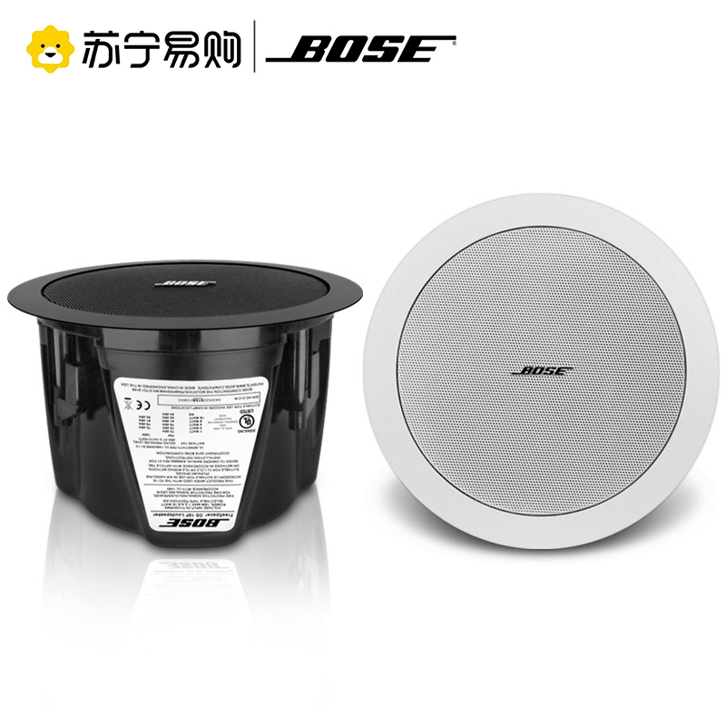 BOSE DS16F DS40F DS100F 博士吸顶音响 背景音乐天花嵌入式扬声器 定压定阻喇叭 DS40F白色