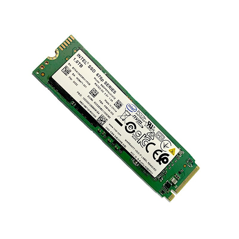 英特尔 670P 固态硬盘 M.2接口 80mm PCIe QLC技术 670P 2TB NVME协议 高速固态