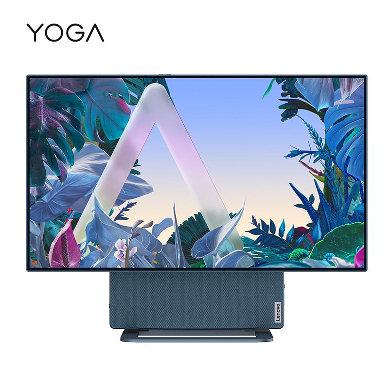 联想(Lenovo)YOGA 27 27英寸4K屏一体台式电脑(R7-6800H 16G 1TB SSD ）青山绿