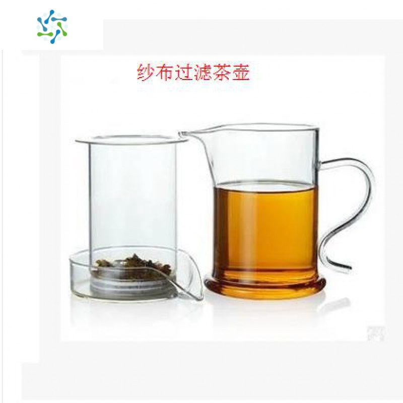 耐热玻璃泡茶壶绿茶红茶壶功夫茶具红茶泡茶器过滤冲器雪菊杯 三维工匠 雪菊壶+6个品杯_530