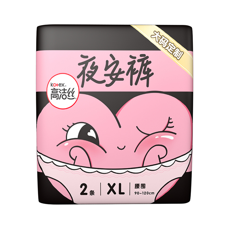 高洁丝Kotex 蜜桃小姐夜安裤XL码12