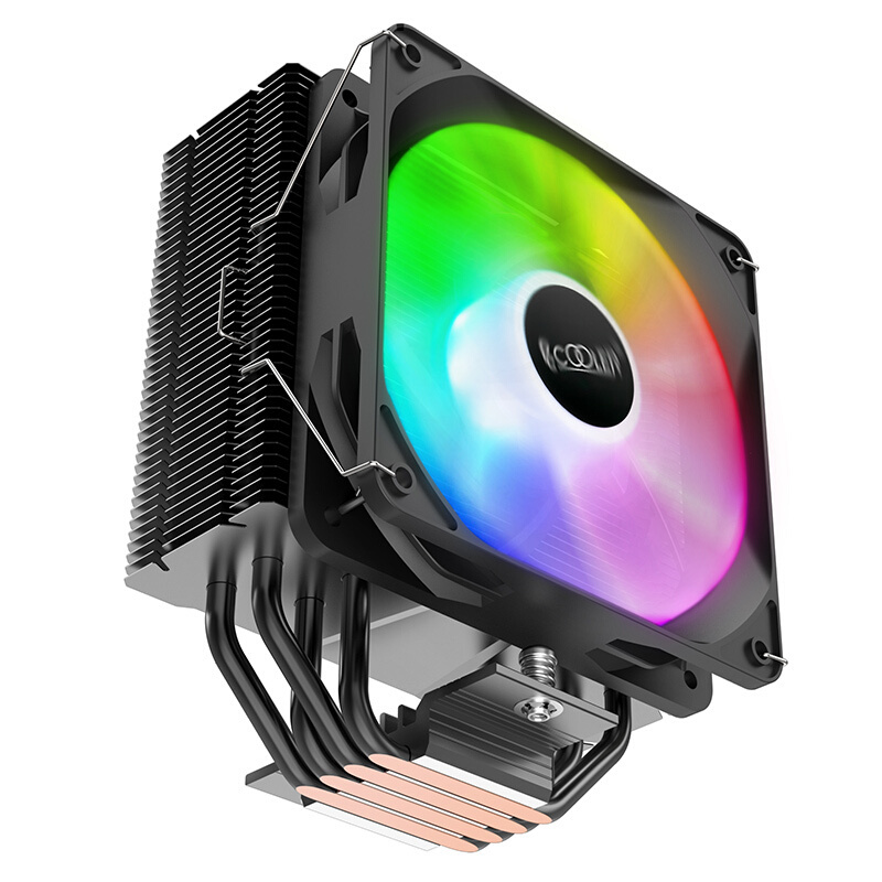 超频三（PCCOOLER）东海R4000 CPU散热器（1700/AM4平台/四热管/鳍片黑化)