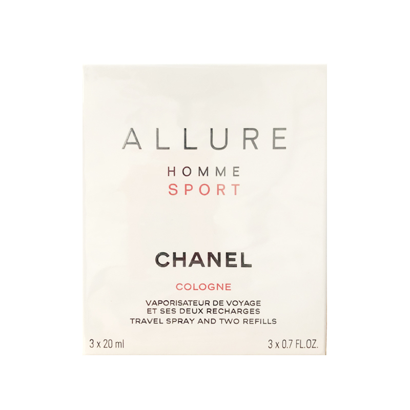 Chanel/香奈儿魅力男士运动古龙香水EDC 手袋装 替换装 3*20ml