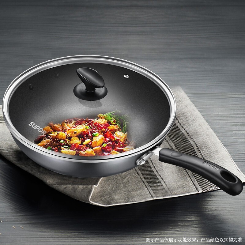 材质是搪瓷的苏泊尔炒锅怎么样?-苏宁头条