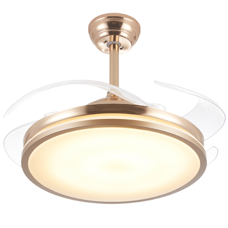 超薄风扇灯吊扇灯隐形一体餐厅妖怪客厅卧室现代简约带电风扇吊灯家用