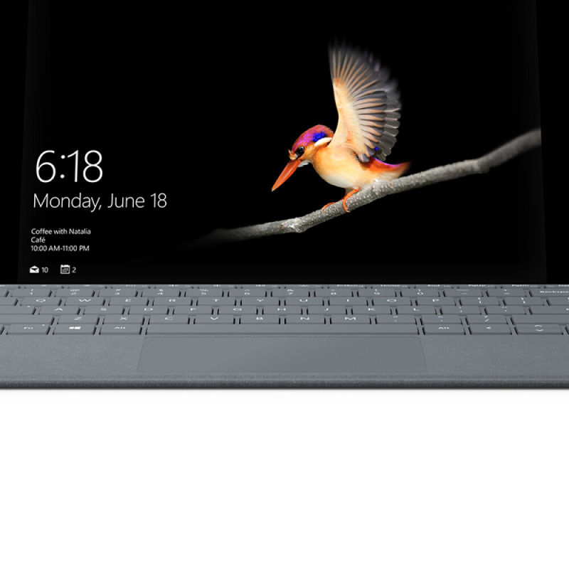 微软（Microsoft）Surface Go 特制专业键盘盖（亮铂金）微软键盘