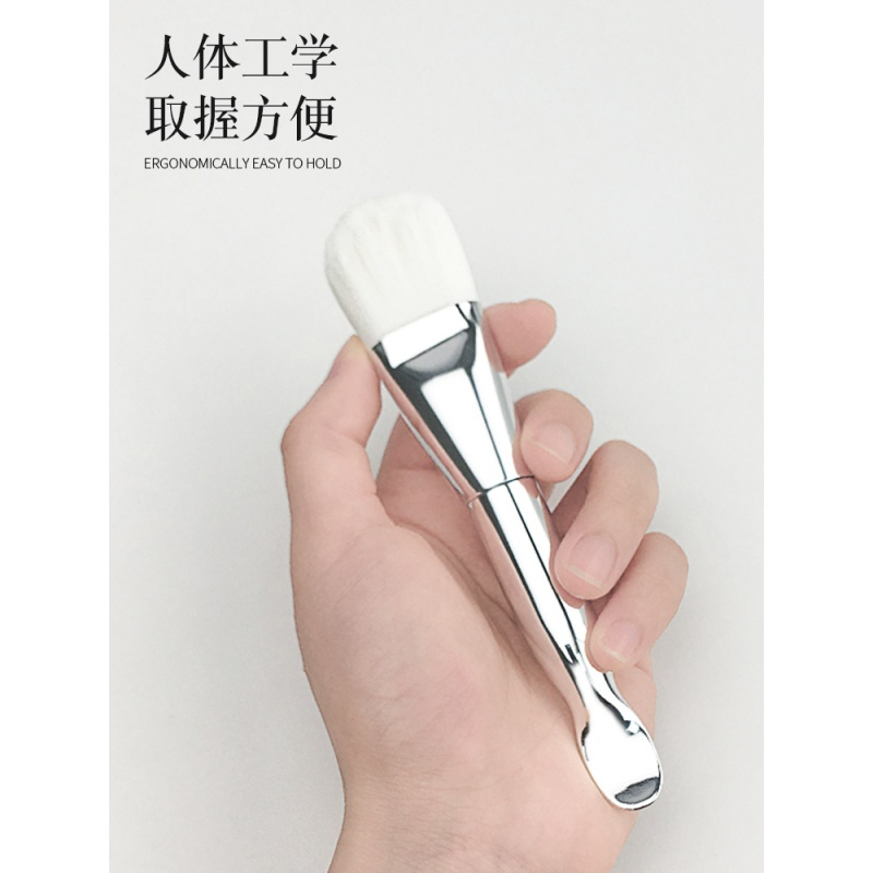 面膜刷涂面膜刷子泥膜专用水疗工具脸部洛滑院用品硅胶面膜碗套装 珠玉色硅胶面膜碗四件套碗+棒+扇形硅胶刷+量勺