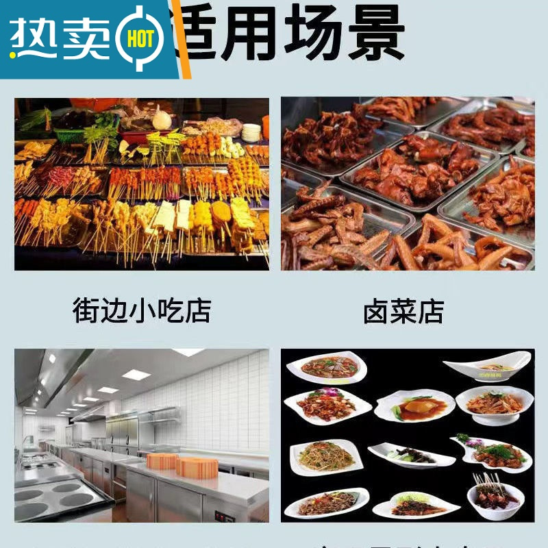 XIANCAI加大号保鲜膜套餐馆烧烤店烤盘碗专用商用带松紧罩子 适用方盘：35*50厘米 50只 加大号保鲜膜套