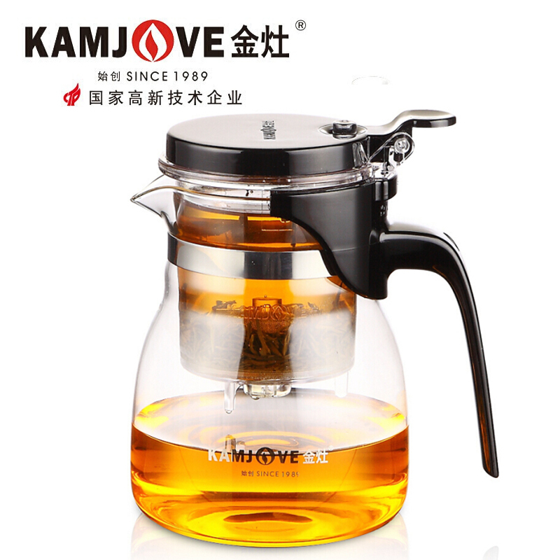 金灶（KAMJOVE）K系列飘逸杯办公茶道杯花茶泡茶壶耐热玻璃茶具全过滤茶杯_12