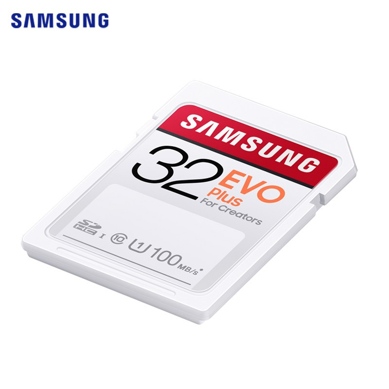 三星（SAMSUNG）EVO SD存储卡 32GB 读速100mb/s微单反储存卡适用佳能尼康索尼松下相机内存卡 SD卡