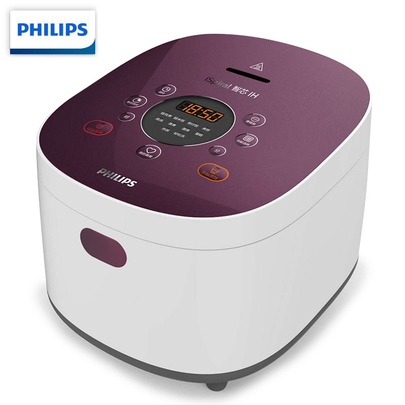 飞利浦（PHILIPS）电饭煲4L智能预约智芯回漩IH电磁加热 4L容量34VEA0