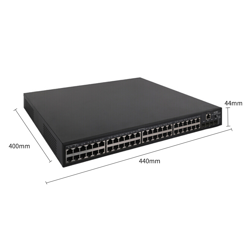 华三（H3C）S5048PV5-EI-PWR 48千兆电口+4千兆光口二层网管企业级网络交换机 POE供电370W