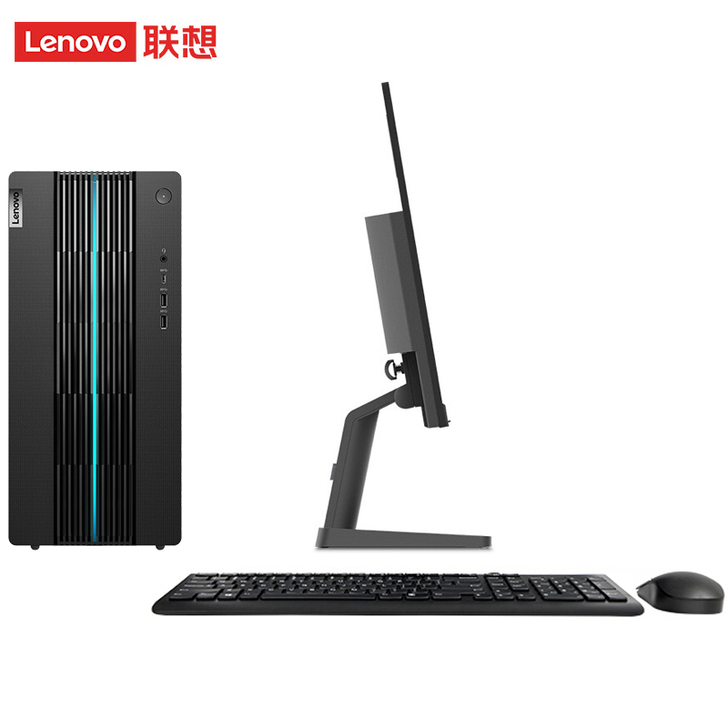 联想(Lenovo)GeekPro 台式电脑整机 (i7-12700F 16G 1T+512G 6G独显）23.8英寸