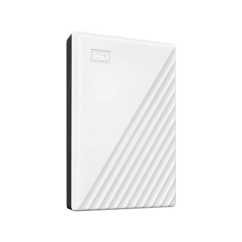 西部数据(WD)5TB USB3.0移动硬盘My Passport随行版 2.5英寸 白色(密码保护 自动备份)3年质保