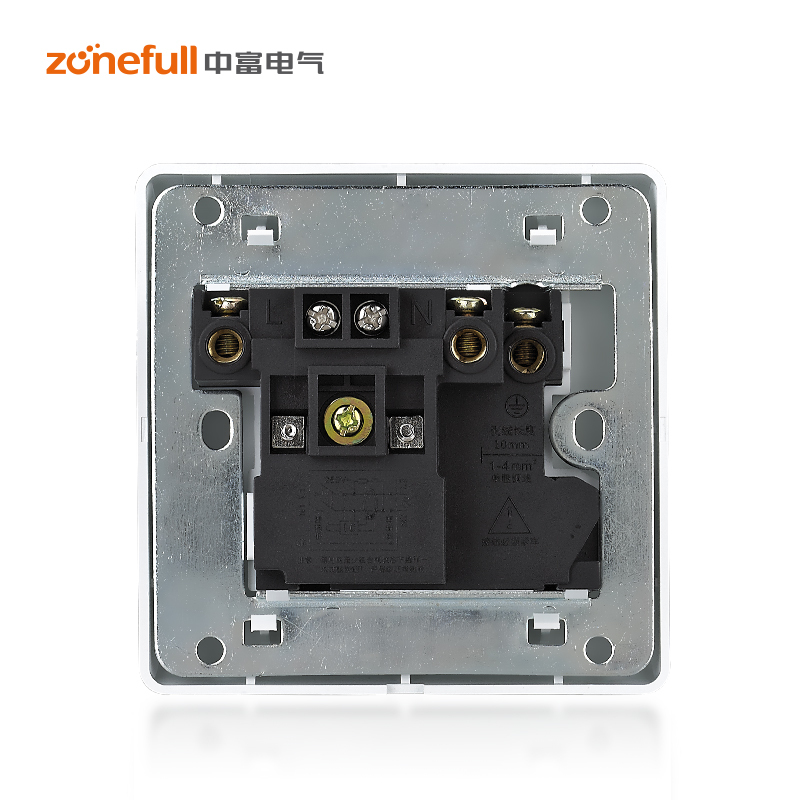 中富（zonefull）10A 漏电保护插座 ZFL2-20/10 250V 适用于各种家用电器 整箱销售50只一箱