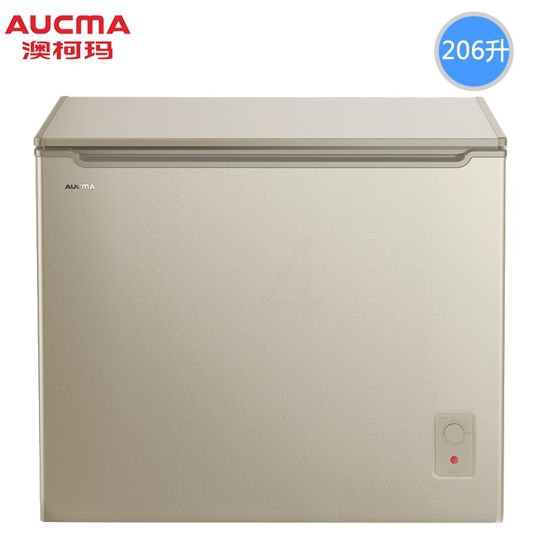 Aucma/澳柯玛家用小型冰柜冷藏冷冻柜单温大容量冷柜 豪华金4WOQFMYYOJJPCUIRHETMZXZHGECPU