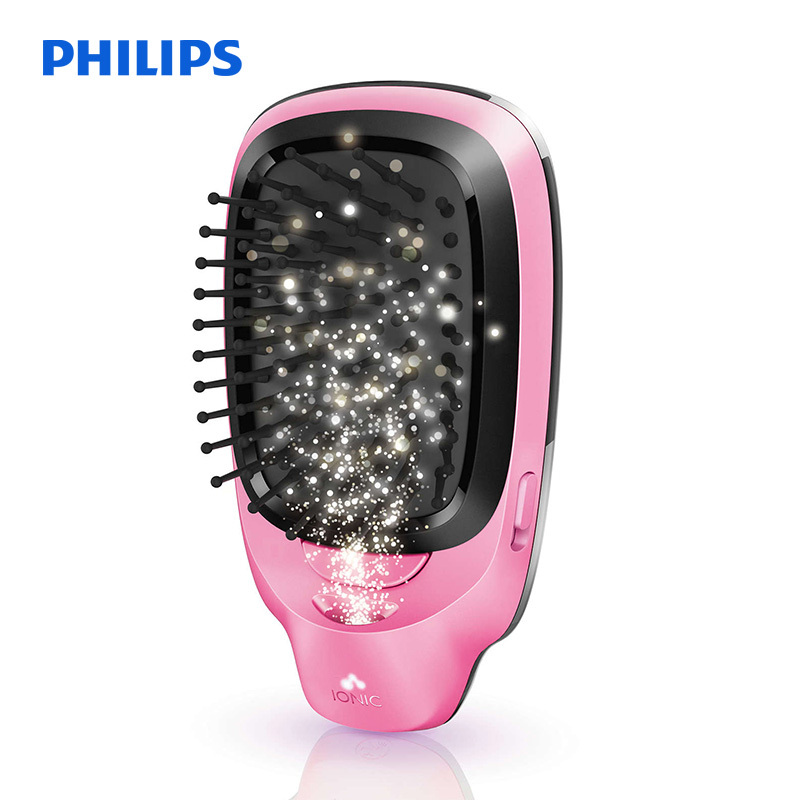 飞利浦（Philips）卷直发器BHH811 陶瓷涂层卷发棒 多功能美发器 卷发/直发器 干发适用速热便携 黑色_445