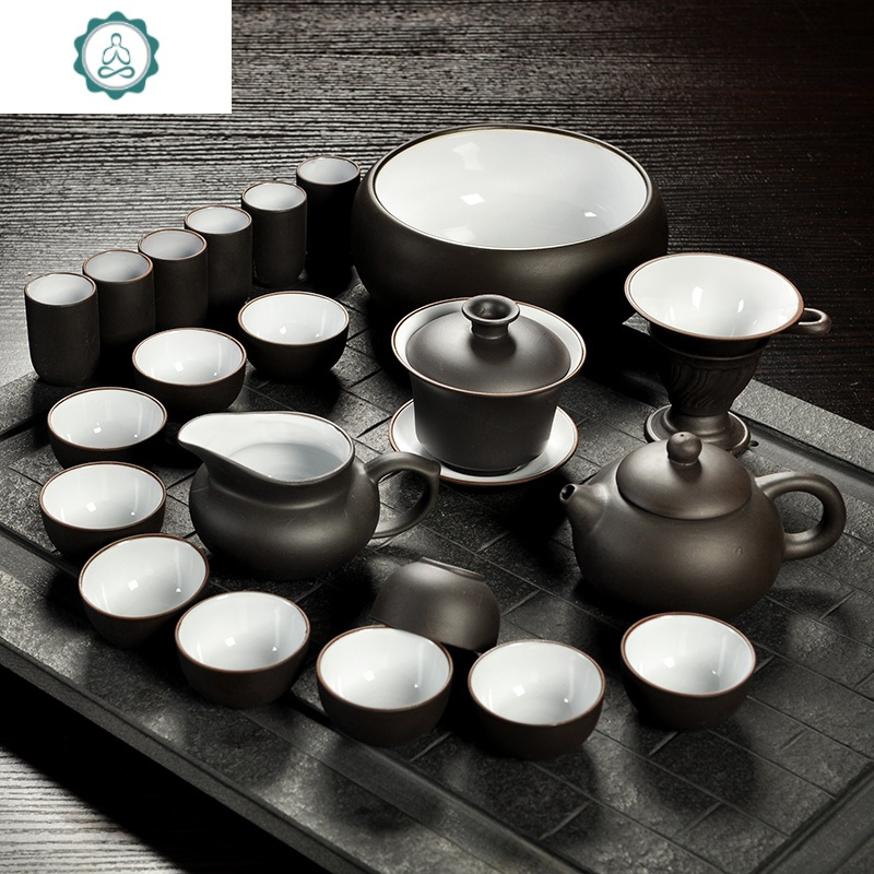特价紫砂整套功夫茶具套装 陶瓷茶杯茶壶实木茶盘茶海茶台 封后 11款