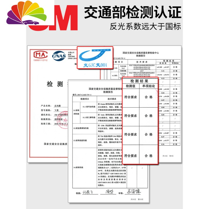 反光贴车贴汽车贴纸创意个性文字车内饰车内夜光防撞车身装饰 【开门4片】荧光橙