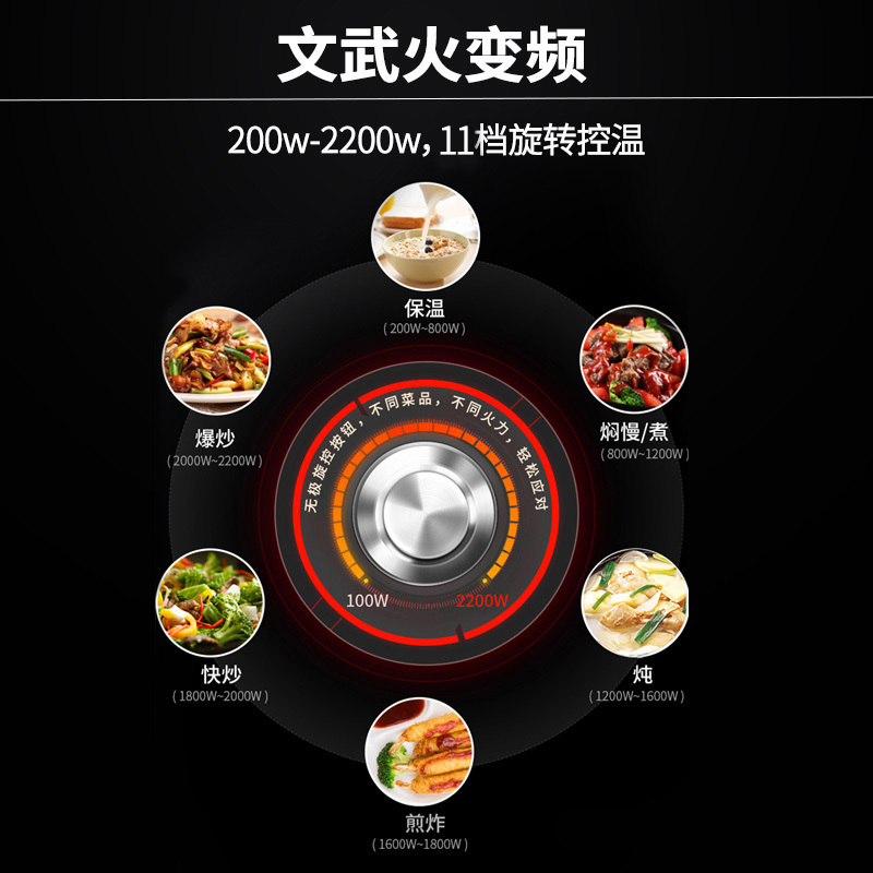 九阳 Joyoung电磁炉 电陶炉 2200W大功率 家用火锅套装NJHYJHESCOJHTXGGOHMSYYNSQGS