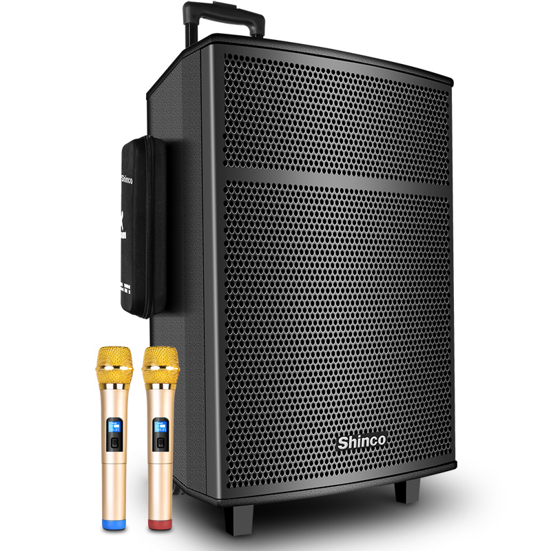 新科t26户外广场舞音响移动拉杆蓝牙音箱重低音大功率便携式带无线