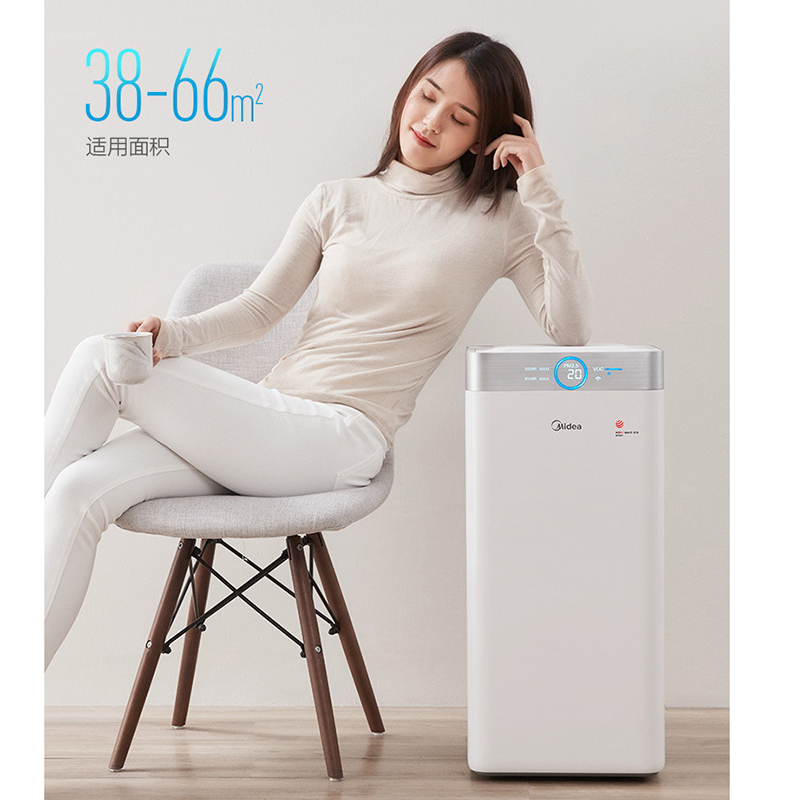 美的（Midea）空气净化器KJ550G-JA32 强效除异味 双面净化家用卧室除甲醛雾霾pm2.5二手烟 除菌JA32