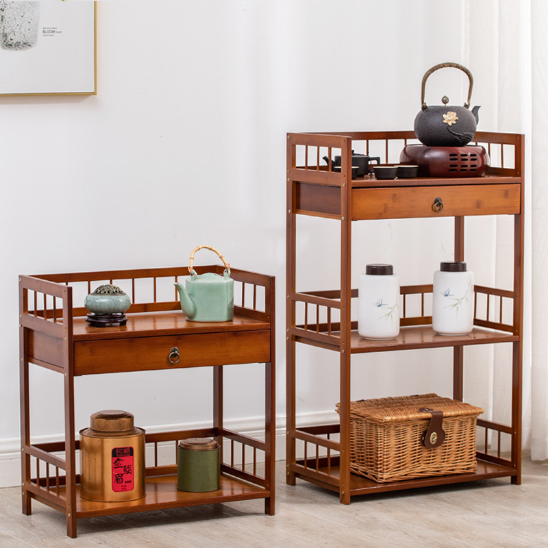 haoyangdao茶水桌小茶几烧水泡茶台茶桌侧边柜茶柜架置物架茶hajkahlo