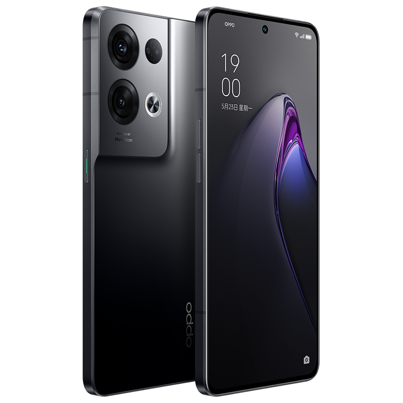 OPPO Reno8 Pro+手机 暗涌黑12G+256G 双芯人像摄影天玑8100MAX 80W闪充 5G拍照游戏手机