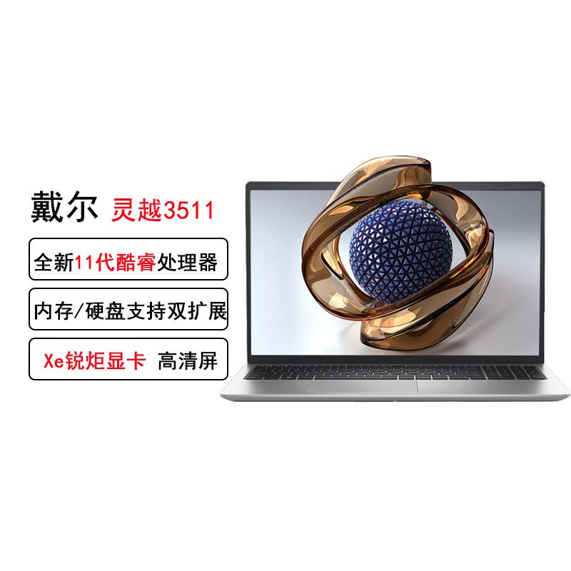 戴尔(DELL) 15.6英寸 轻薄本 笔记本电脑 i5 16G 1TB+512GB