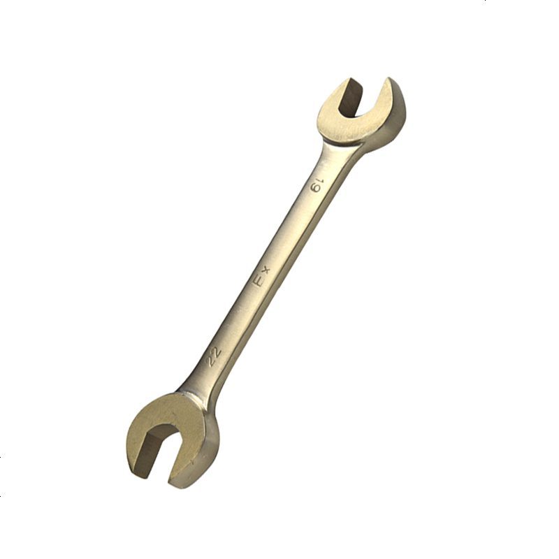 安防(an fang)2004 防爆双头呆扳手无火花开口扳子叉口铜扳手 12*14