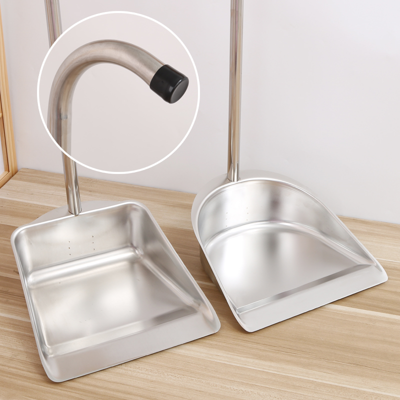 单个垃圾铲家用大畚斗撮箕撮子畚箕户外庭院垃圾斗 不锈钢大号方形