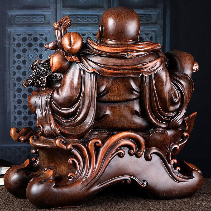 坐拥百财弥勒佛大号大肚笑佛佛像家居客厅风水供奉开业礼品_397_543