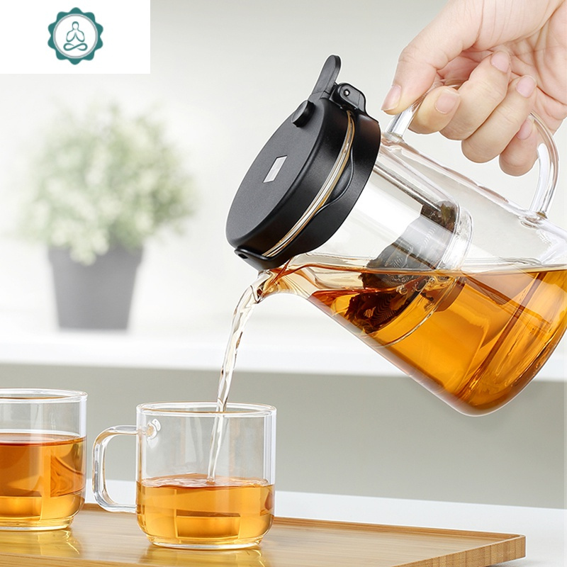 飘逸杯泡茶壶全玻璃内胆家用个人便携小功夫泡茶杯过滤茶具玲珑杯 封
