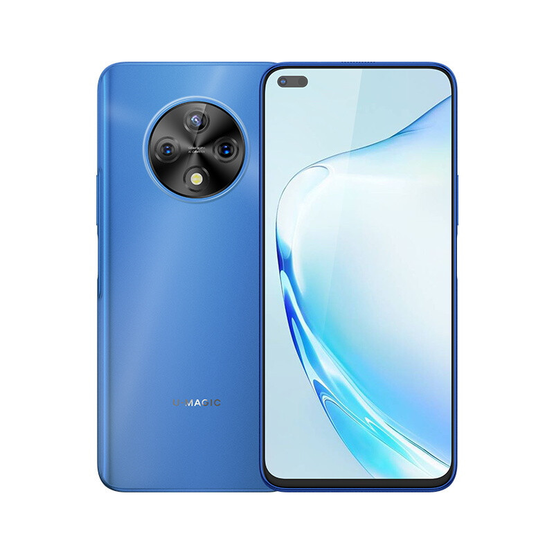 U-Magic 优畅享50Plus 5G全网通 8GB+128GB 海雾蓝 120Hz高刷 66W超级快充
