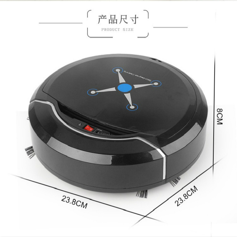 扫地机懒人吸尘器家用扫地机器人三合一扫地机一件代发 2939三合一黑色_310