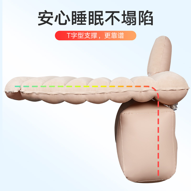 荣威350/360/550/950/i6专用车载充气床垫后排座车床轿车旅行床 （牛津面料)星月黑-带6Q30Y8