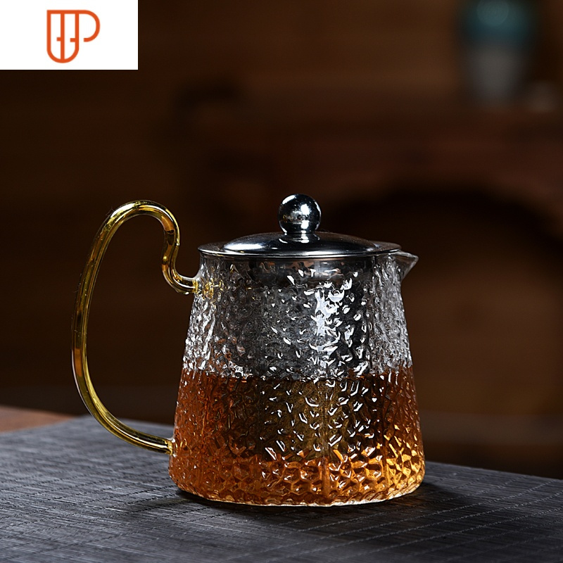 耐高温冲茶器家用过滤玻璃茶壶泡茶壶沏茶杯办公室玻璃茶具e 国泰家和