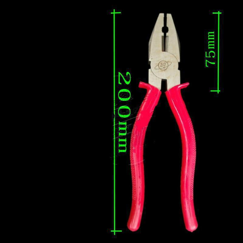 钢丝钳8寸万力剪丝钳子电工防滑手柄老虎钳尖嘴钳斜口钳 6寸尖嘴钳_38_418_769_655_925_505__800