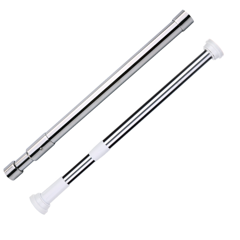 不锈钢闪电客伸缩杆衣柜挂衣杆免打孔宿舍衣柜伸缩杆衣架挂杆晾衣杆