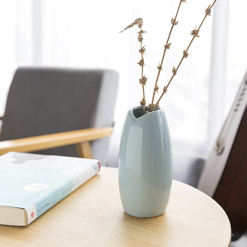 水培小花瓶陶瓷小清新花器创意迷你花瓶摆件客厅插花水培 窈美花瓶 2
