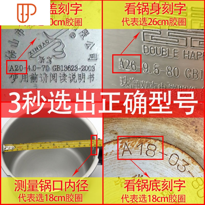 双层加厚牛筋高压锅配件密封圈双喜胶圈万宝皮垫金喜铝合金大型 国泰家和 2条装双层加厚【牛筋胶圈22c7620G8