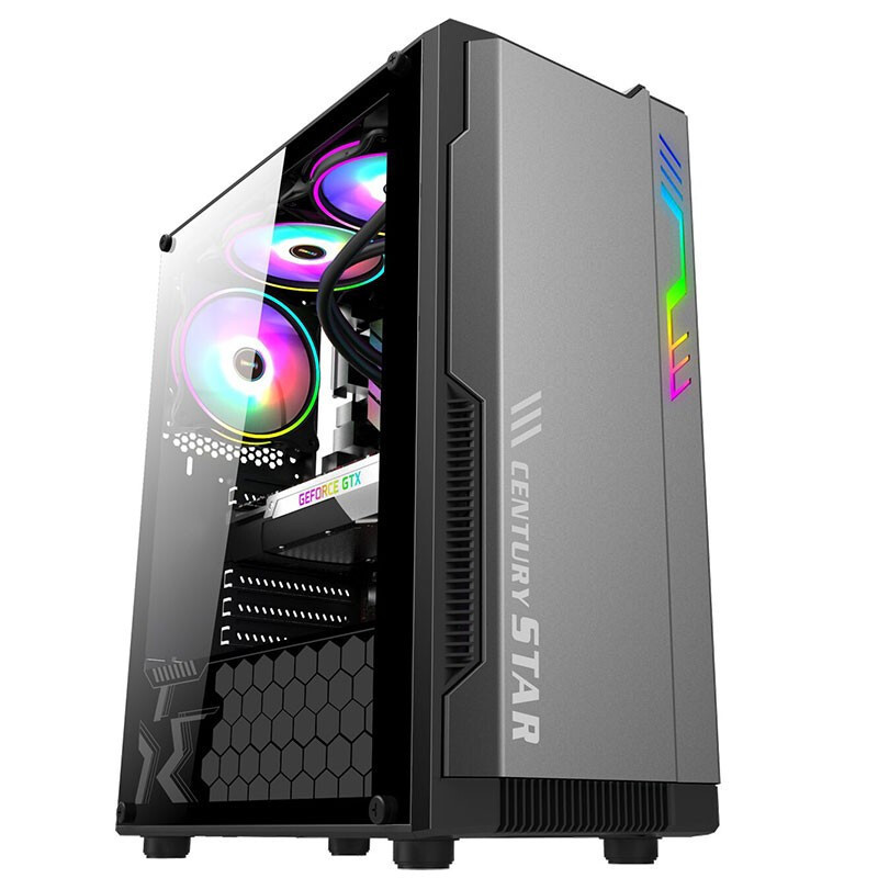 牛头 i7级六核处理器/750TI 2G显卡/16GB内存/256GB固态硬盘 娱乐游戏商用学习电脑台式机组装机电脑主机