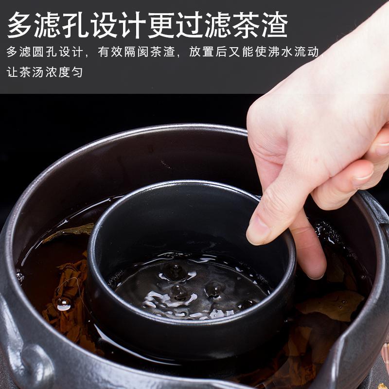 陶瓷煮茶壶家用过滤大容量带盖复古煮茶钵烧茶壶电陶炉熬茶壶_314