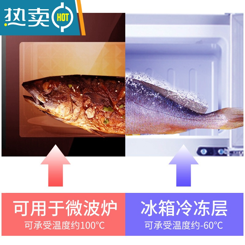 XIANCAI保鲜袋家用冰箱专用加厚款商用大号小号食物pe塑料袋 小号【800】+中【600】+大【350】+特大【30