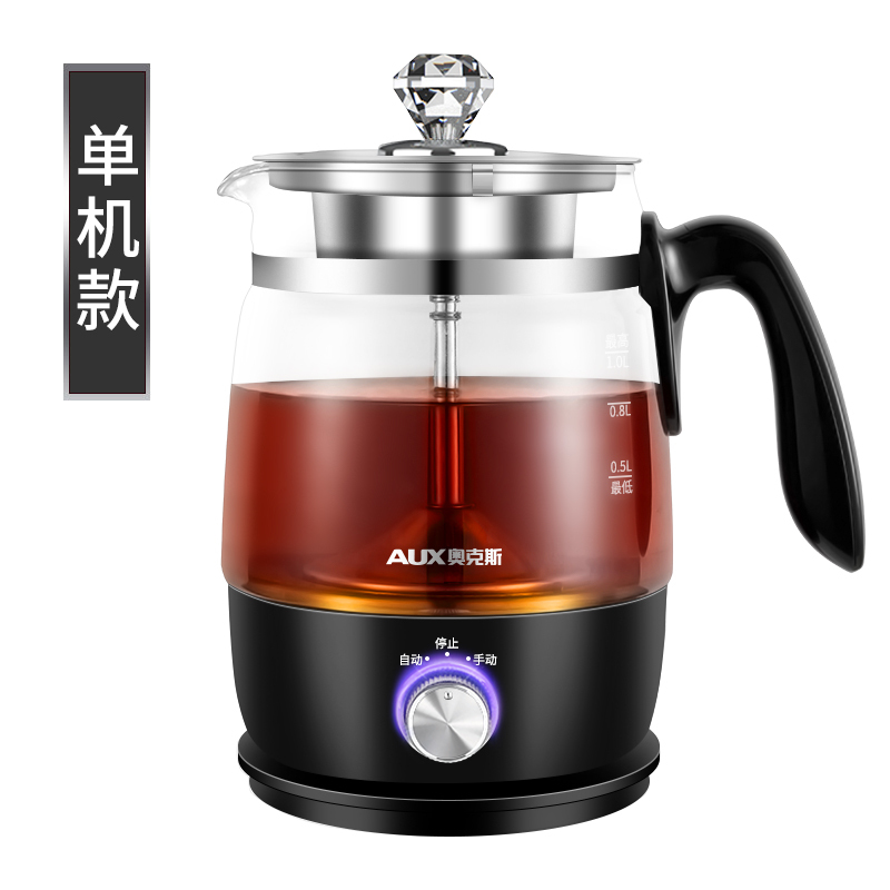 奥克斯（AUX）黑茶煮茶器家用全自动保温煮茶壶普洱花茶玻璃电热蒸汽茶壶 单机款_639