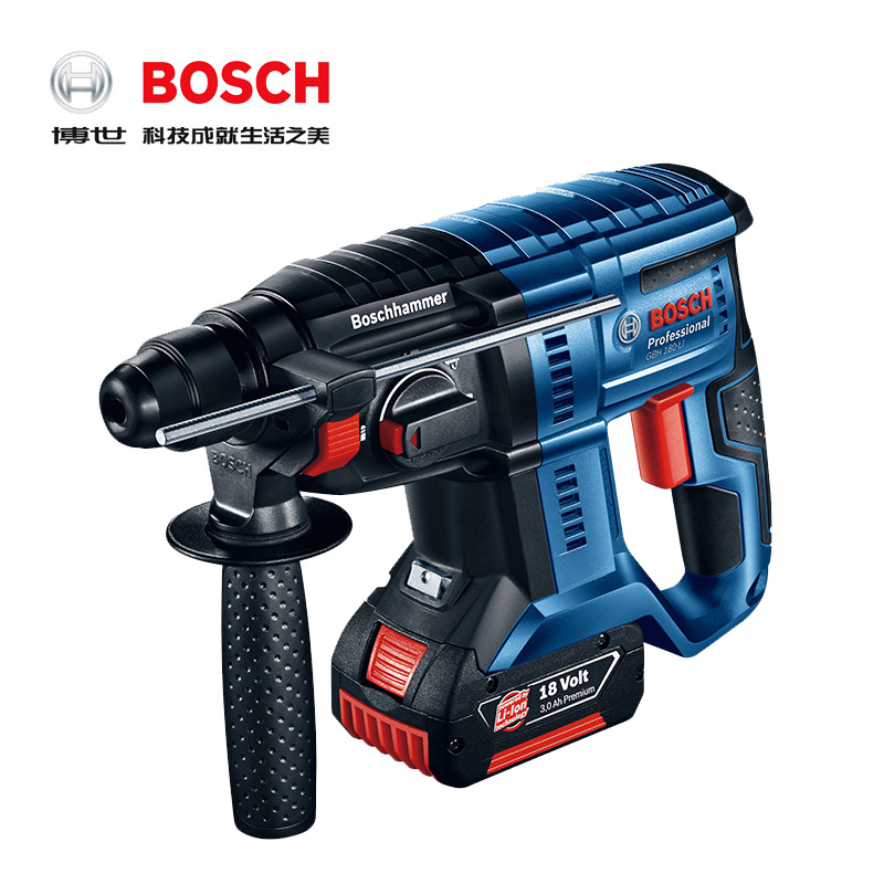 博世（BOSCH）18V充电电锤锂电电镐多功能冲击钻电钻GBH180-LI 新组合套装【GBH180单电+18V_491