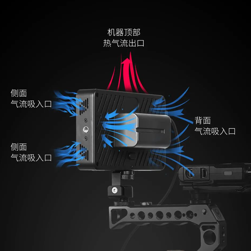 百视悦R6-UHB 5.5寸超高亮单反微单4K监视器 2800nit 自定义LUT HDR监看显示器 百视悦R6监视器