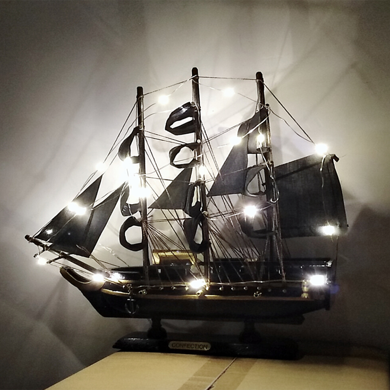 海盗船桌面装饰工艺品小摆件礼物创意 fenghou 海盗船31*7*30c1r6702