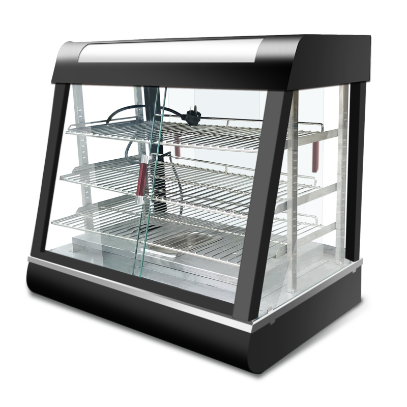 恒温保温展示柜商用台式加热汉堡熟食保温箱食品陈列柜蛋挞保温机 浅